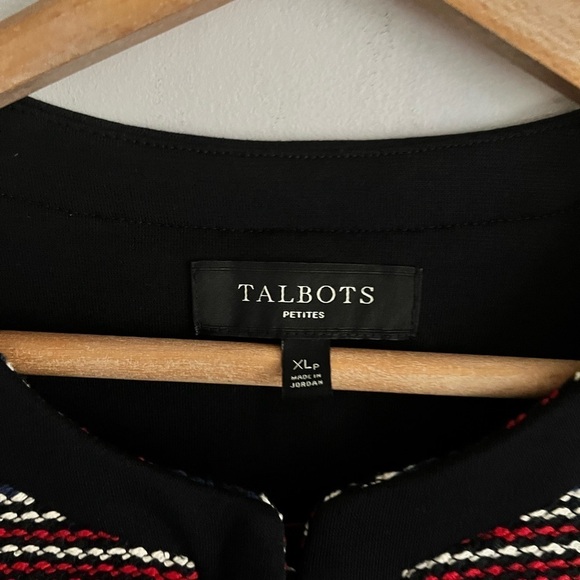 Talbots cotton blend Striped jacket - Picture 7 of 8